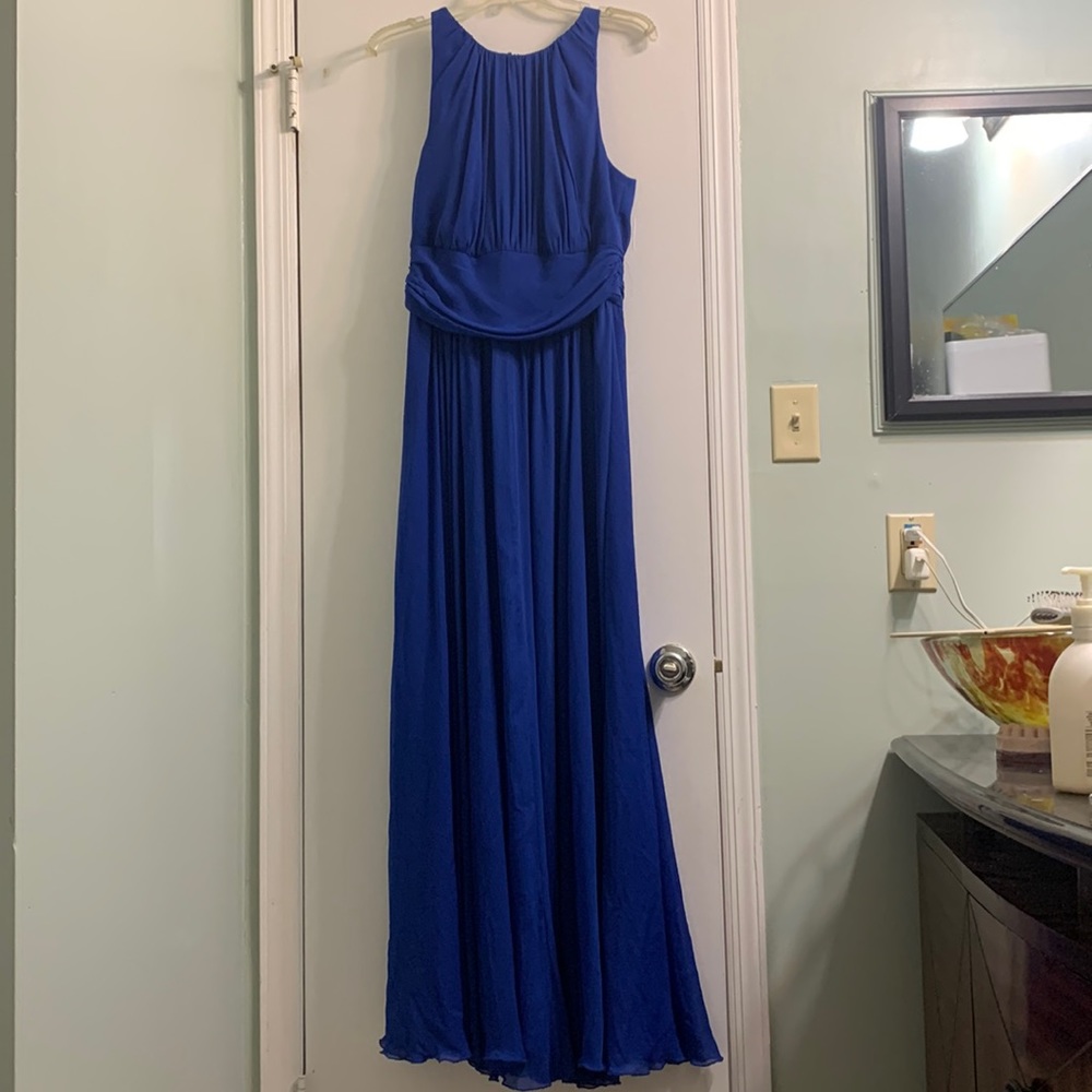 Badgley Mischka Corundum sapphire gown